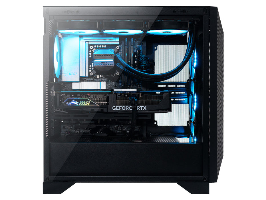 MSI Aegis ZS2 Gaming Desktop, Ryzen 7-9800X3D, 64GB, 2TB, Bluetooth, RTX 5080 16GB, MSI Mouse + MSI Keyboard Included, Windows 11 Home, Black | C9NVV-1276US