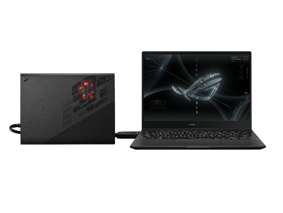 Asus ROG FLOW X13 2-in1 Laptop With ROG XG Mobil Dock GC32L Radeon RX 6850M XT 12GB, AMD Ryzen 9 6900HS, 16GB, 1TB SSD, 13.4 Inch Touchscreen, Win 11 Pro, NVIDIA RTX 3050 4GB, KB, Rog Flow Sleev | GV301RC-XS94-B