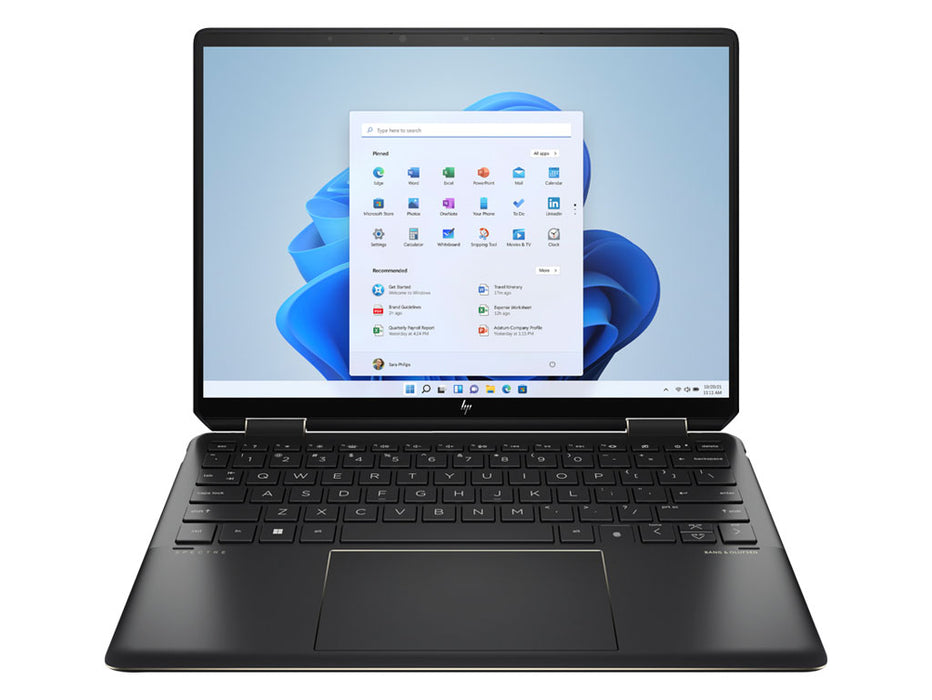 HP Spectre X360 Convertible Laptop, Intel 10 Core i7-1255U, 16GB 1TB SSD, 13.5 Inch OLED 3K Touch, Windows 10 pro Black Color | 66B40UA