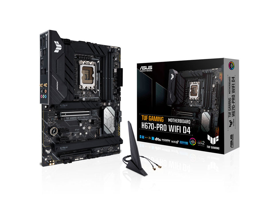ASUS Tuf Gaming H670-Pro Wifi D4 LGA 1700 Gaming Motherboard