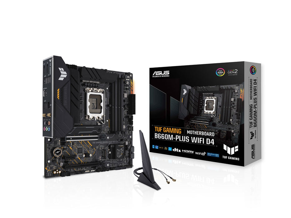 ASUS Tuf Gaming B660M-Plus Wifi D4 LGA 1700 Gaming Motherboard