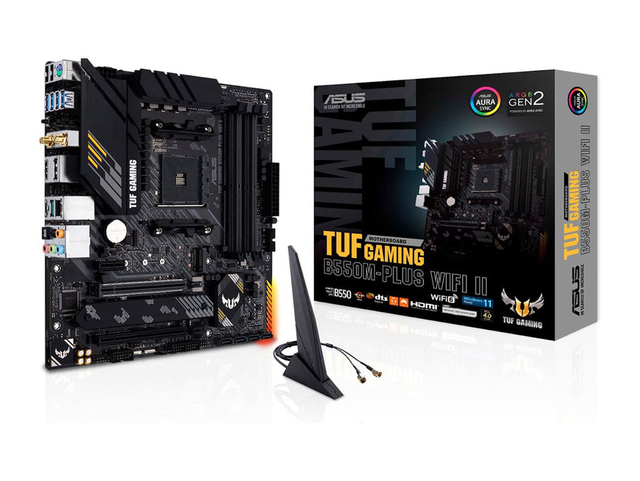 ASUS TUF GAMING B550M-PLUS WIFI II AM4 Gaming Motherboard