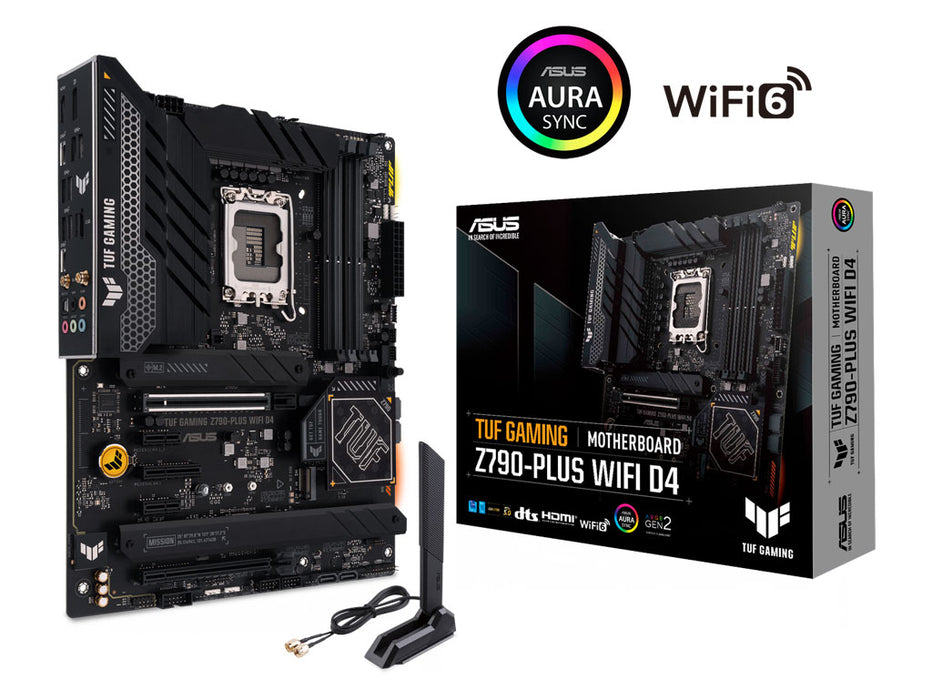 ASUS TUF GAMING Z790-PLUS LGA1700 Gaming Motherboard D4 WIFI | 90MB1CR0-M0EAY0
