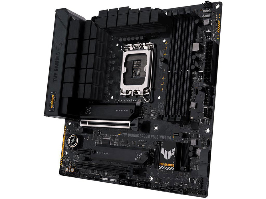 ASUS TUF GAMING B760M-PLUS D4 Gaming Motherboard | 90MB1DI0-M0EAY0