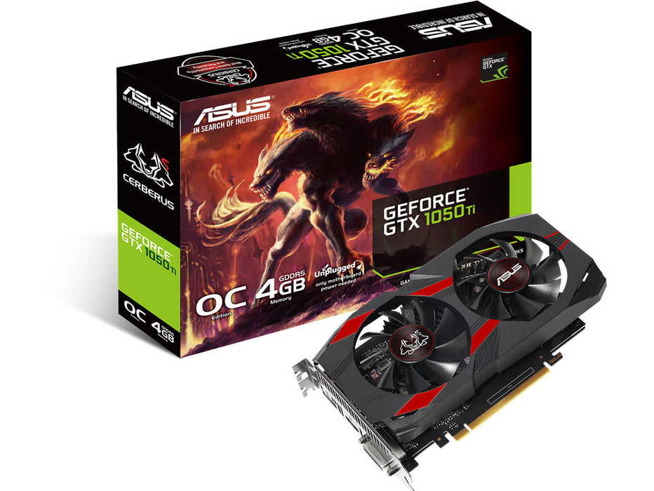 ASUS CERBERUS GTX1050TI 4GB | 90YV0A74-M0NA00