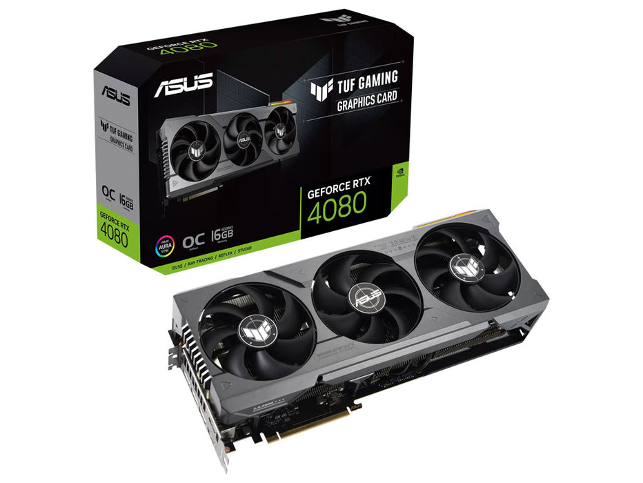 ASUS TUF GeForce RTX4080 16GB GDDR6X Graphics Card | 90YV0IB0-M0NA00