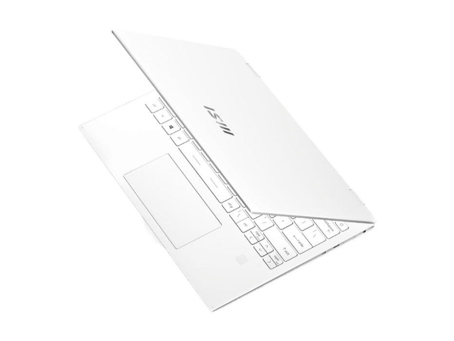 MSI Summit E13 Ultra Thin Convertible Laptop, Intel i7-1185G7, 16GB 512GB NVMe, 13.4 inch FHD+, Windows 10 Pure White | A11MT-022