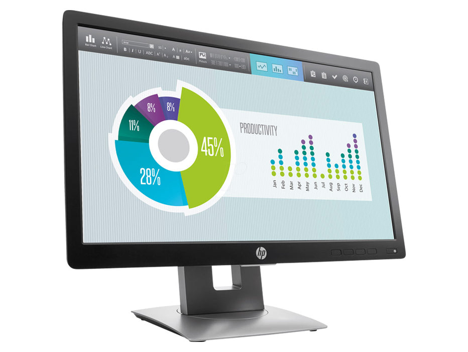 HP EliteDisplay E202 Monitor 20 inch HD