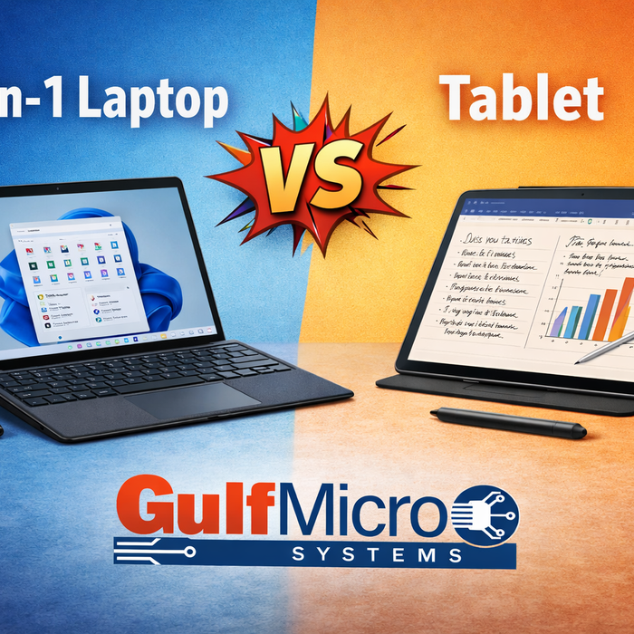 2-in-1 Laptop vs Tablet in UAE: Which One Should You Buy for Work, Study, and Travel?