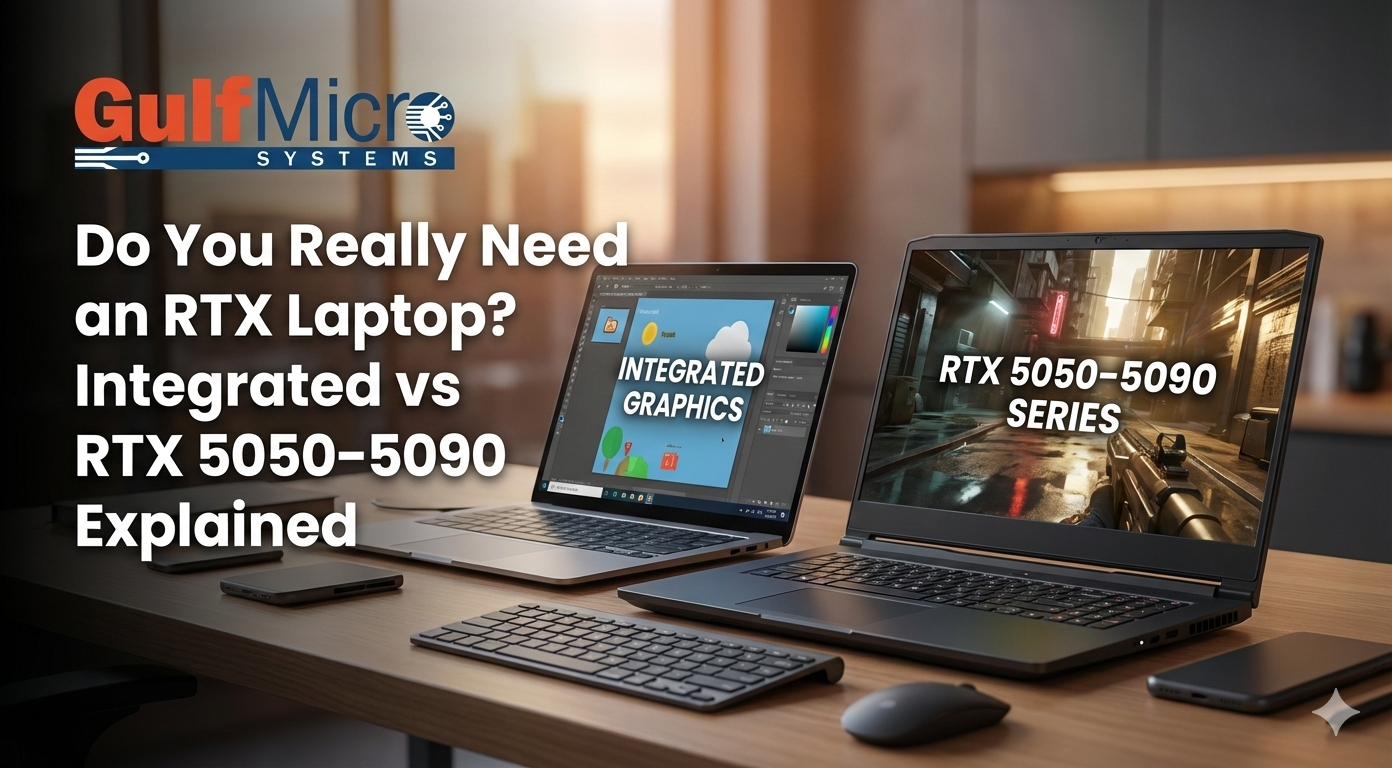 Do You Really Need an RTX Laptop? Integrated vs RTX 5050–5090 Explained