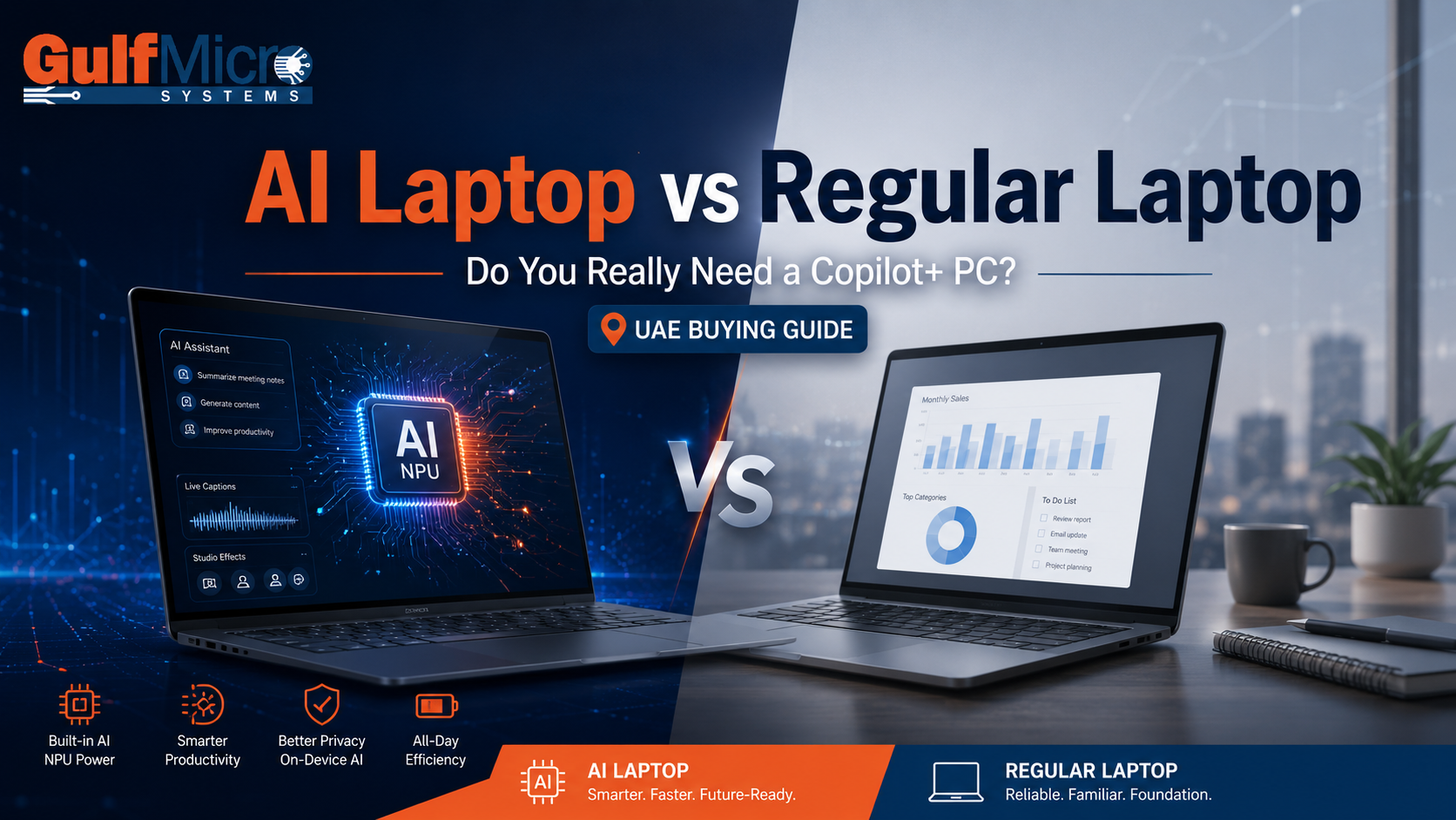 AI Laptop vs Regular Laptop in UAE: Do You Really Need a Copilot+ PC?