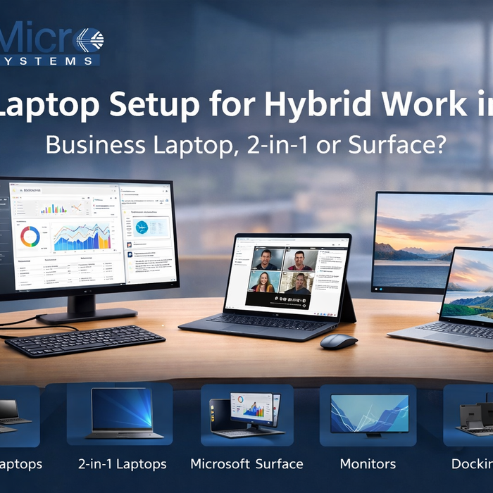 Best Laptop Setup for Hybrid Work in UAE: Business Laptop, 2-in-1 or Surface?