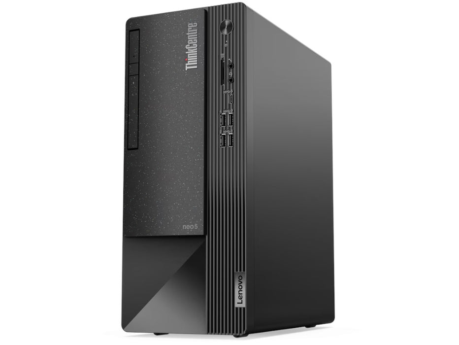 Lenovo Neo 50t G3 Desktop, i5-12400, 4GB, 1TB HDD, Integrated, DVD±RW, 3-in-1 Card Reader, Parallel Port, Internal Speaker | 11SE00NWUM