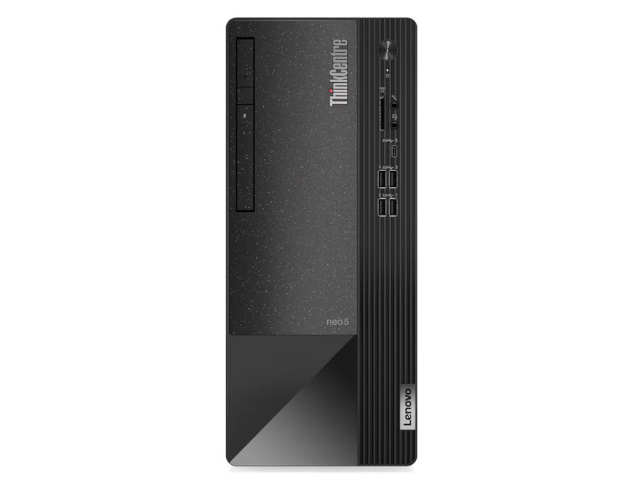 Lenovo Neo 50t G3 Desktop, i5-12400, 8GB, 256GB SSD, Integrated Graphics, DVD±RW, 3-in-1 Card Reader, Parallel Port, Internal Speaker | 11SE00Q8GP