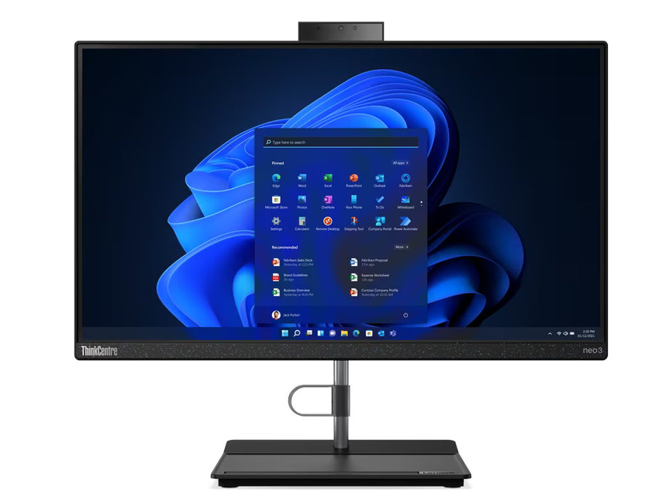Lenovo neo 30a-24 All-in-One 23.8" FHD IPS, i7-1260P, 8GB, 512GB SSD, Internal Speaker, Keyboard and mouse included, Windows 11 Pro | 12B0002MGR