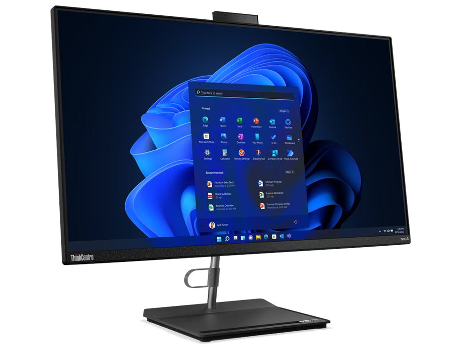 Lenovo neo 30a-24 All-in-One 23.8" FHD IPS, i7-1260P, 8GB, 1TB HDD, Internal Speaker, Keyboard and mouse included, DOS | 12B00034UM