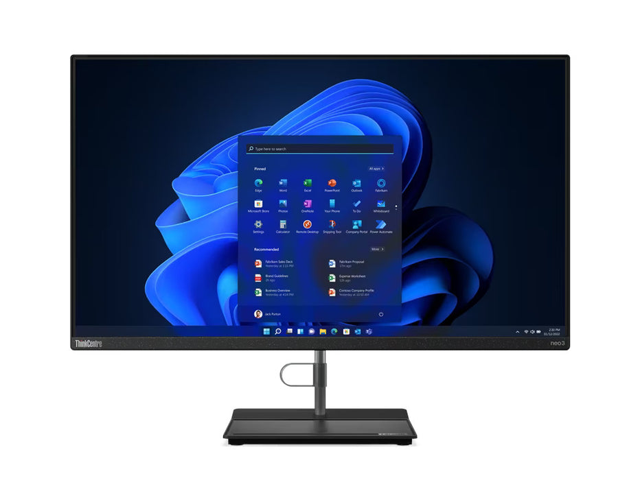 Lenovo neo 30a-27 All-in-One 27" FHD IPS, i5-1235U, 8GB, 256GB SSD, Internal Speaker, Keyboard and mouse included, Windows 11 Pro | 12CA001DGR