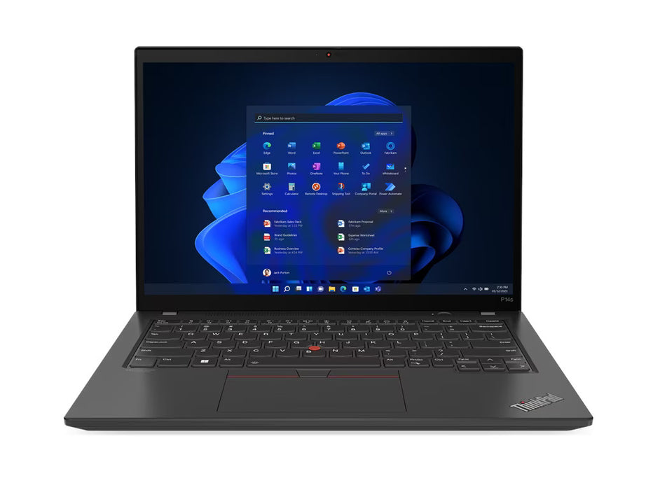 Lenovo ThinkPad P14s Gen 3 Mobile Work Station Laptop,  i7-1260P, 16GB, 512GB SSD, 14 Inch FHD, Quadro T550 4GB Dedicated, Windows 11 Pro | 21AK004MGR