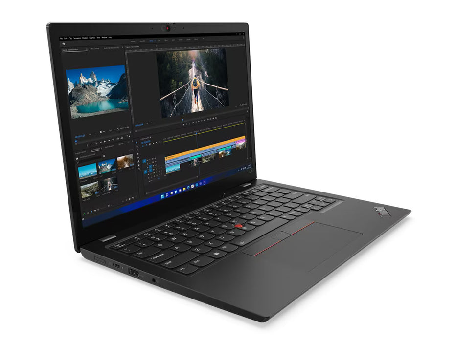 Lenovo T15 Laptop, i5-1235U, 8GB, 256GB SSD, 13.3 Inch FHD, Win 11 Pro | 21B3003BGP