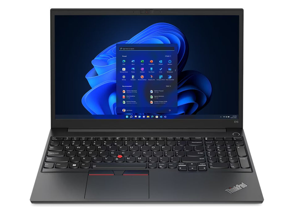 Lenovo E15 Laptop, i5-1235U, 8GB, 256GB SSD, 15.6 Inch FHD, Intel Iris Xe Graphics , DOS | 21E6007YGP