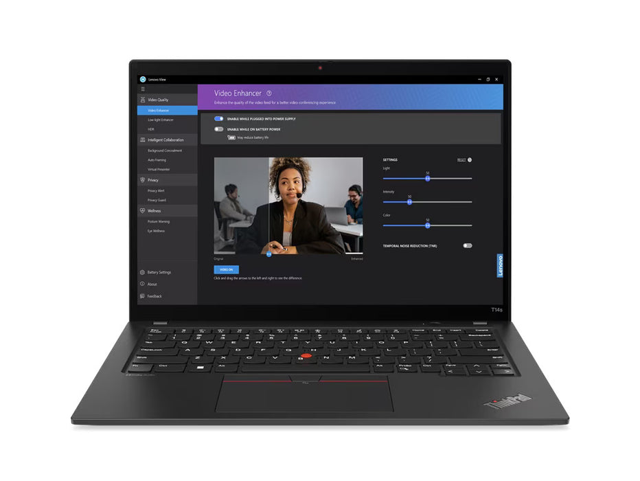 Lenovo T14s Laptop, i7-1355U, 16GB, 512GB SSD, Intel Iris Xe Graphics, 14 Inch FHD, Win 11 Pro | 21F6005WGR