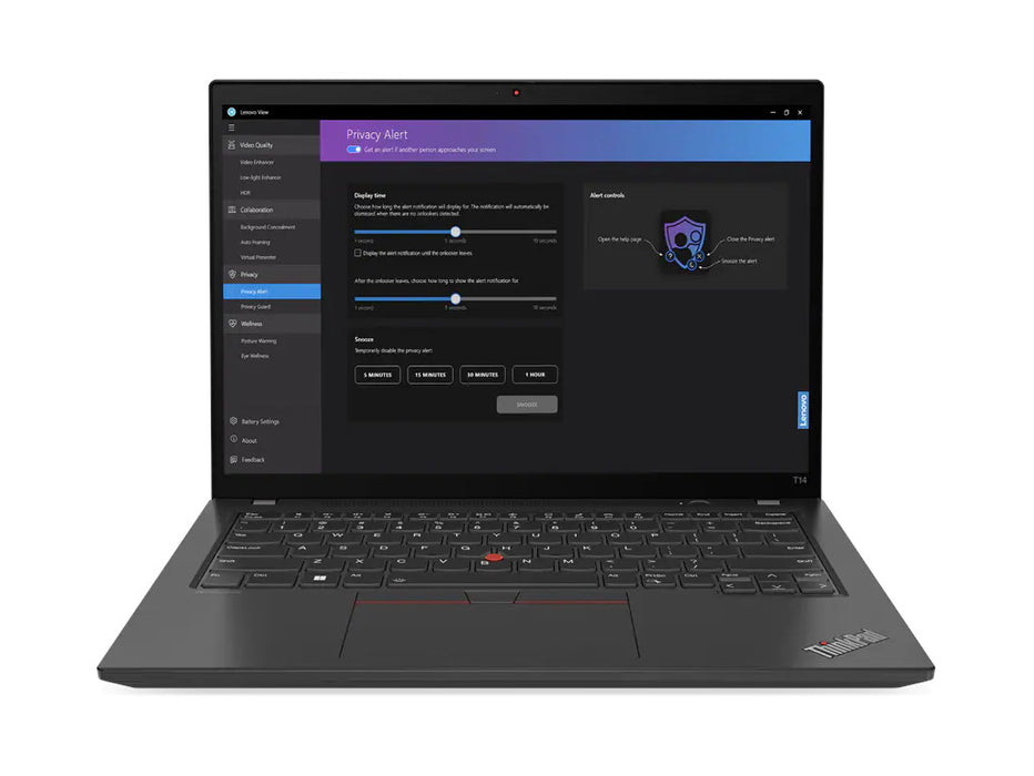 Lenovo T14 Laptop, i7-1355U, 16GB, 512GB SSD, Intel Iris Xe Graphics, 14 Inch FHD, Win 11 Pro | 21HD000PGR