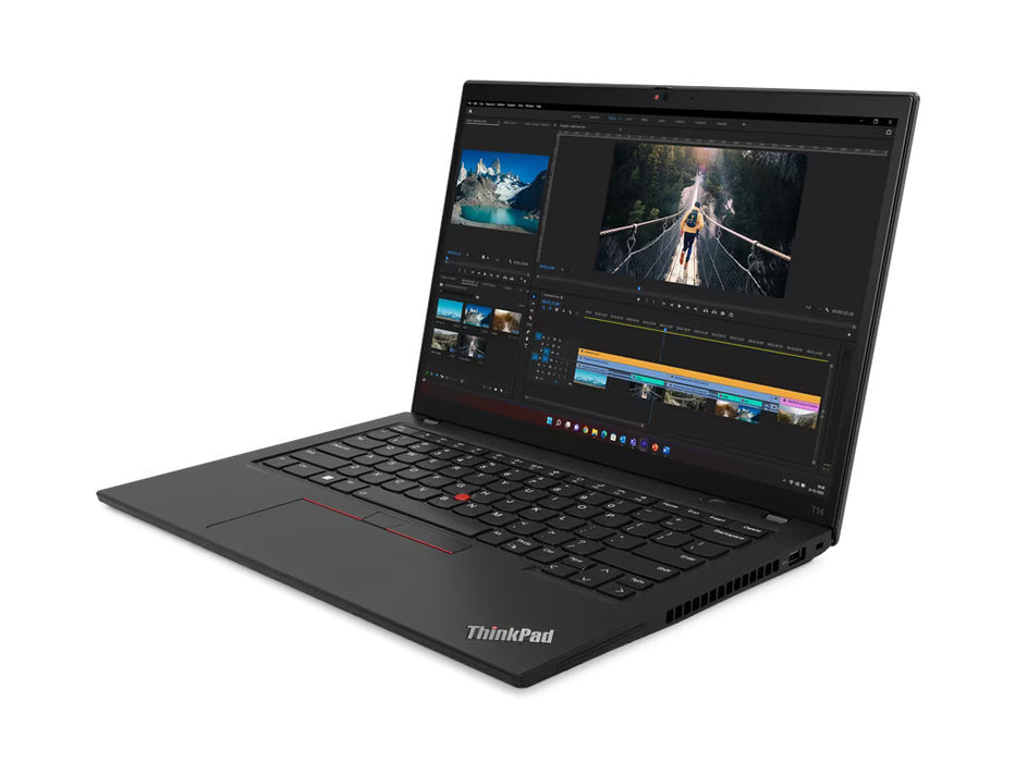 Lenovo ThinkPad T14 Laptop, Intel Core i5-1335U, 16GB DDR5, 512GB NVMe SSD, 14 Inch FHD Display, Intel Integrated Graphics, Win 11 Pro | 21HD003RGR