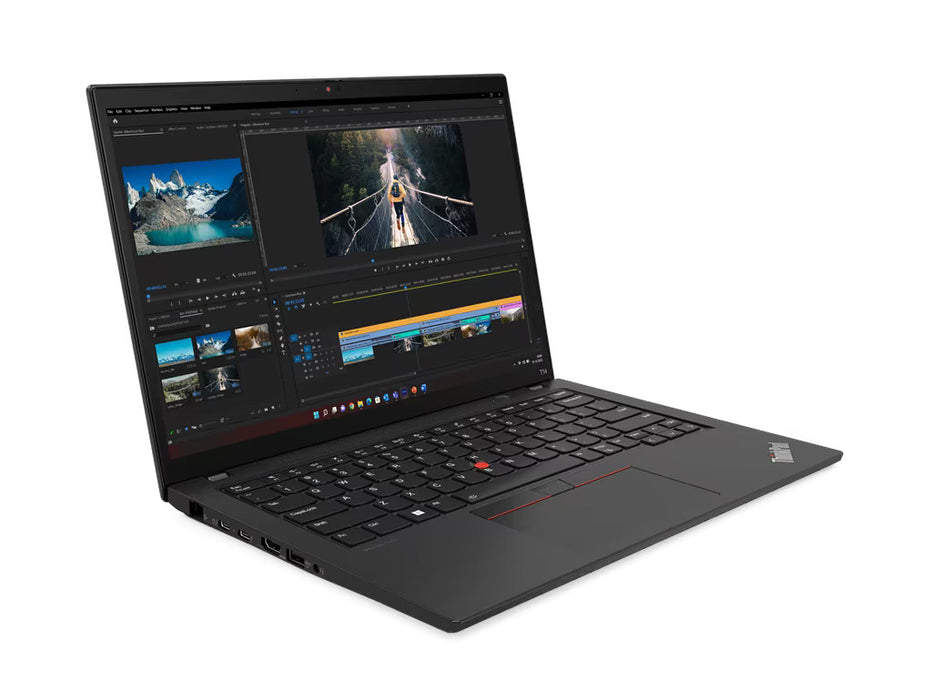 Lenovo ThinkPad T14 Laptop, Intel Core i5-1335U, 16GB DDR5, 512GB NVMe SSD, 14 Inch FHD Display, Intel Integrated Graphics, Win 11 Pro | 21HD003RGR