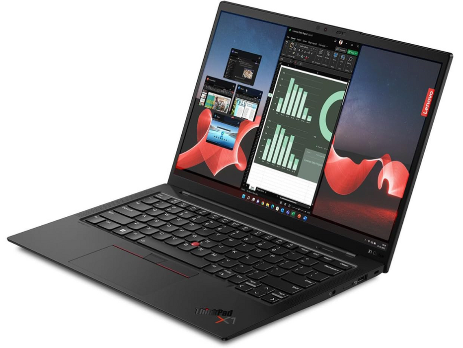 Lenovo ThinkPad X1 Carbon Gen 11 Business Laptop Intel Core i7-1355U, 16GB, 512GB, 14 Inch 1920x1200 Touchscreen, Fingerprint, Windows 11 Pro, Black | 21HM000JUS