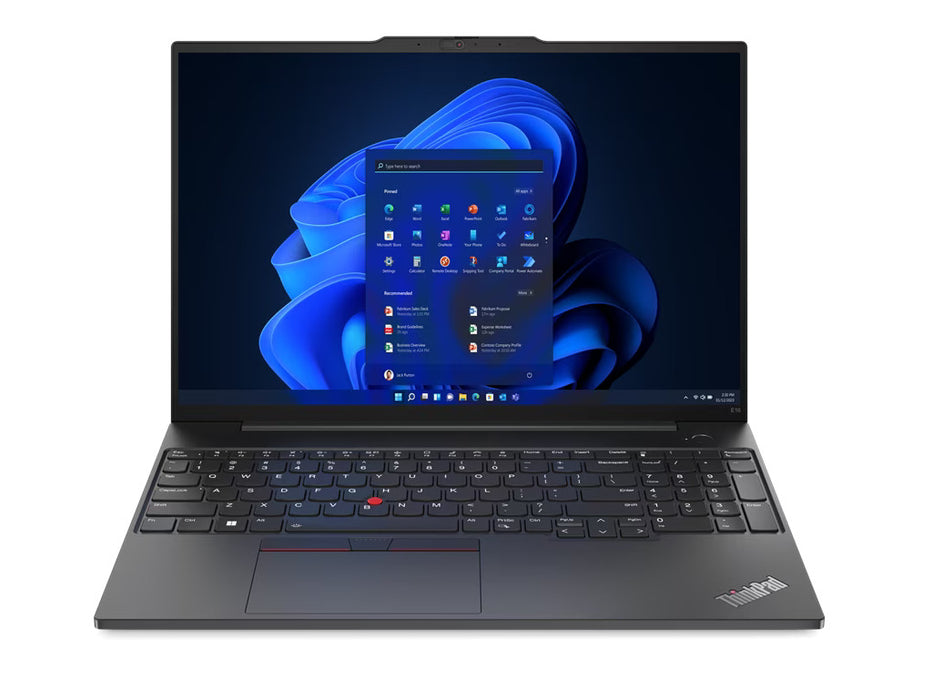 Lenovo ThinkPad E16 Laptop, Intel Core i5-1335U, 16GB DDR4, 512GB NVMe SSD, 16 Inch FHD Display, Intel Integrated Graphics, Win11 pro| 21JN000QGR