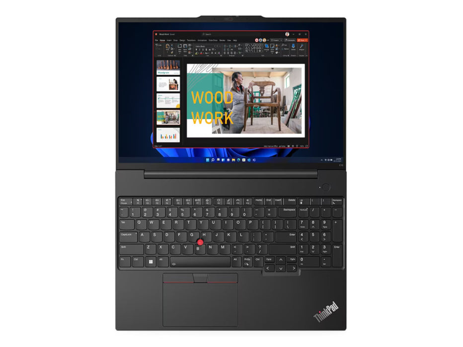 Lenovo ThinkPad E16 Laptop, Intel Core i5-1335U, 8GB DDR4, 512GB NVMe SSD, 16 Inch FHD Display, Integrated Graphics, DOS | 21JN0016GP