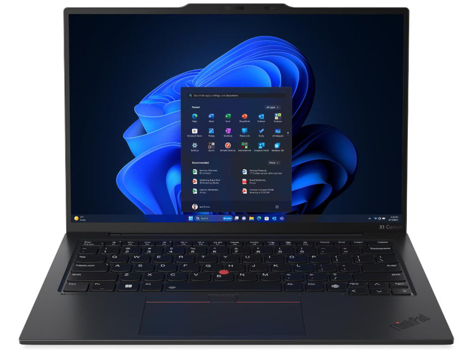 Lenovo ThinkPad X1 Carbon Gen 12 Business Laptop, Intel Ultra 7-155U, 32GB, 512GB, 14 Inch FHD+ Touchscreen, Fingerprint, Win 11 Pro, Deep Black | 21KC00A7US