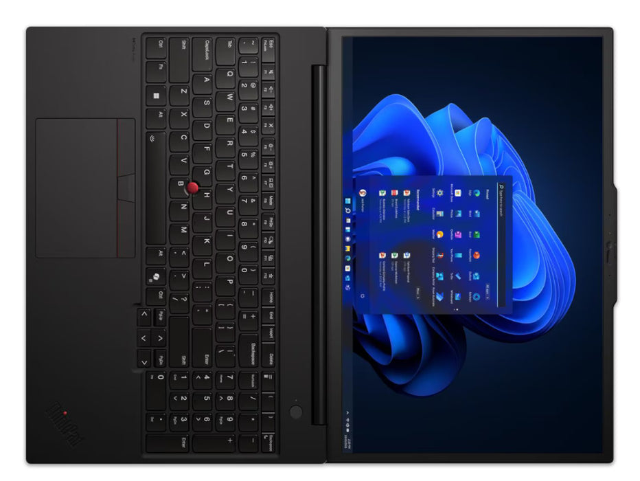 Lenovo ThinkPad P16s Gen 3 Mobil Workstation, Intel Ultra 7-165H, 32GB, 1TB SSD, 16 Inch WUXGA, RTX 500 ADA 4GB, Windows 11 Pro, Black | 21KS0026US