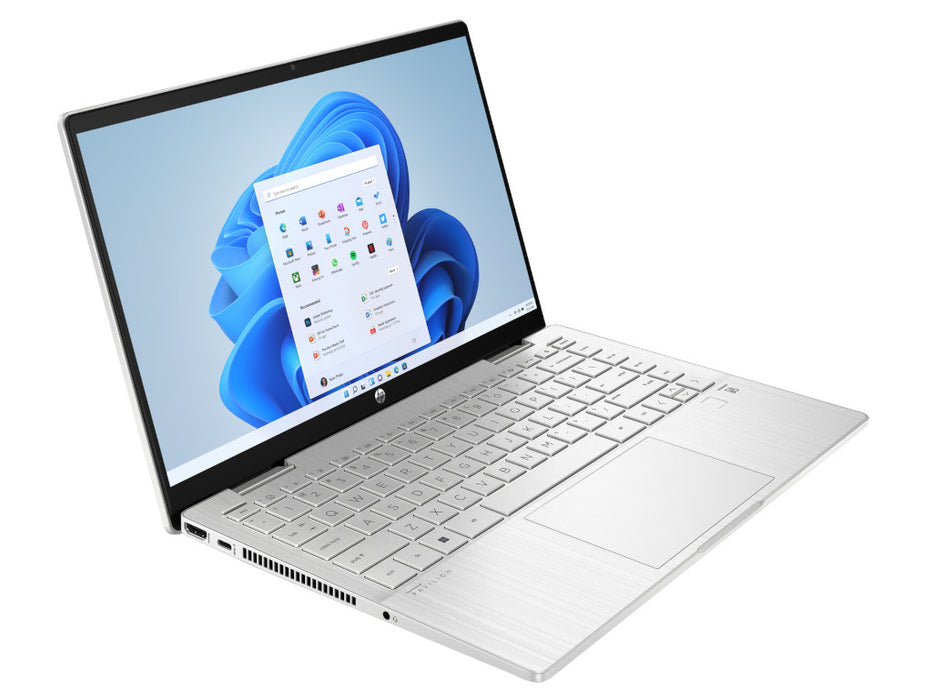 HP Pavilion X360 14 2-in-1 Laptop 14t-ek000, i5-1235U, 8GB, 512GB PCIe NVMe, 14 Inch Touchscreen FHD, Win 11, Silver | 60V06UA