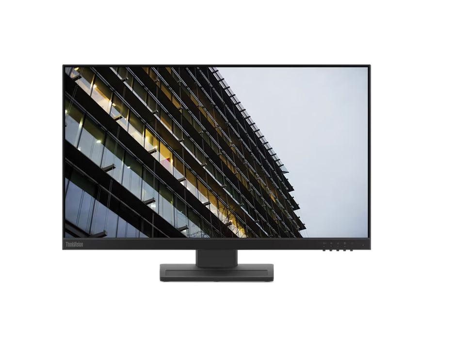 Lenovo ThinkVision E24-28 23.8 Inch Full HD 1080p Monitor, IPS Panel, LTPS Stand, Built-in Speakers | 62B6MAT3UK