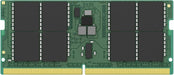 Computer memory module with black chips on a green background