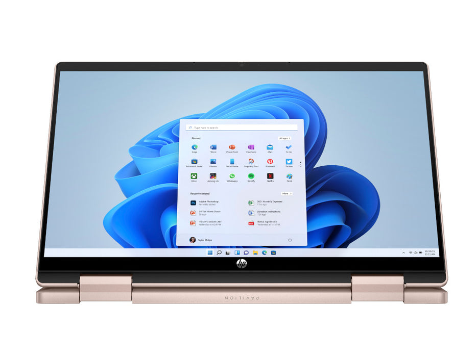 HP Pavilion X360 14 2-in-1 Laptop 14t-ek1000, i7- 1355U, 16GB, 1TB PCIe NVMe, 14 Inch Touchscreen FHD, HP Pen, Win 11, Pale Rose Gold | 742J3AV-2