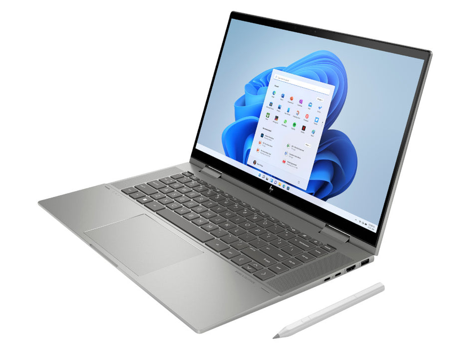 HP ENVY 15t X360 Convertible Laptop 15t-ew100, i7-1335U, 16GB, 512GB NVMe, 15.6 Touchscreen FHD, HP Active pen, Win 11, Gray | 799J7AV