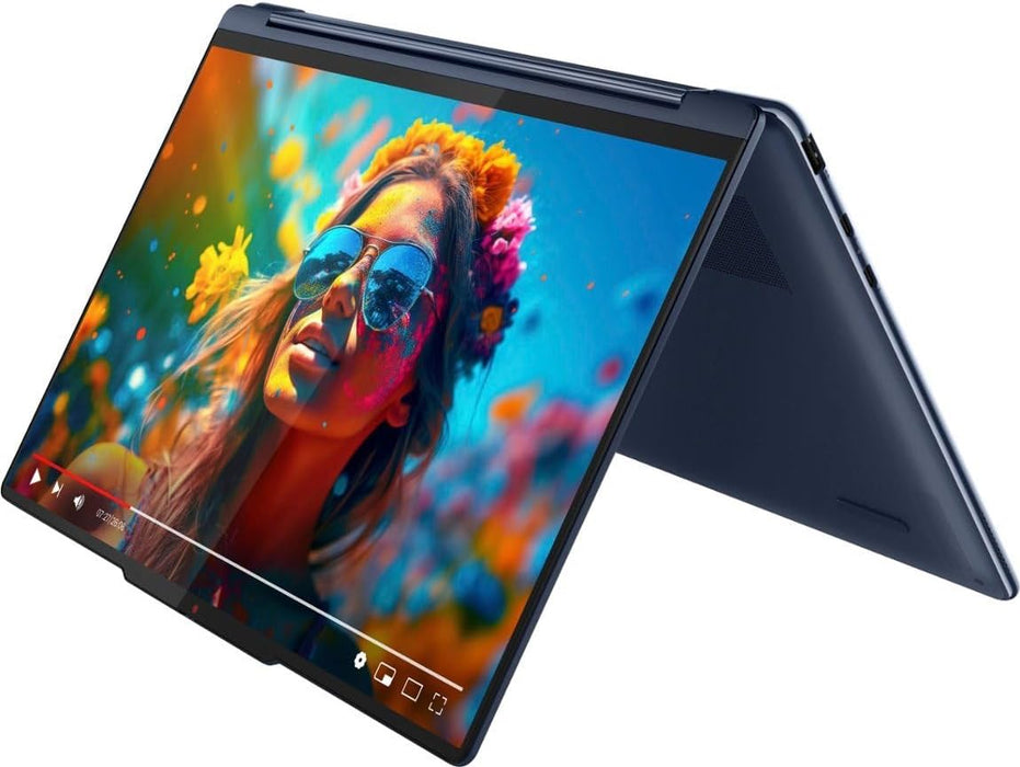 Lenovo - Yoga 9i 2-in-1 Laptop with Pen - Intel Core Ultra 7 155H, 16GB, 1TB SSD, 14" 2.8K OLED Touchscreen, Windows 11 Home, Cosmic Blue | 83AC0001US