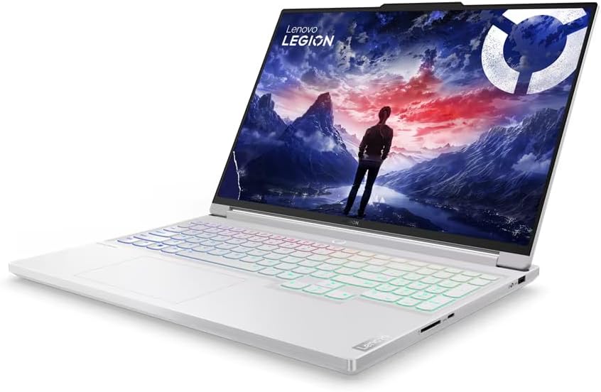 Lenovo Legion 7 Gaming Laptop, i7-14700HX, 16GB, 1TB SSD, 16 Inch 240 Hz WQXGA, RTX 4060 8GB, Windows 11 Home, Glacier White | 83FD004GUS