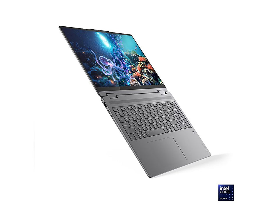 Lenovo Yoga 7i 16 Inch 2-in-1 Copilot+ PC, Ultra 7-256V, 16 Inch WUXGA Touch, Windows 11, Luna Grey | 83JT0047US