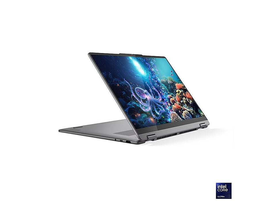 Lenovo Yoga 7i 16 Inch 2-in-1 Copilot+ PC, Ultra 7-256V, 16 Inch WUXGA Touch, Windows 11, Luna Grey | 83JT0047US