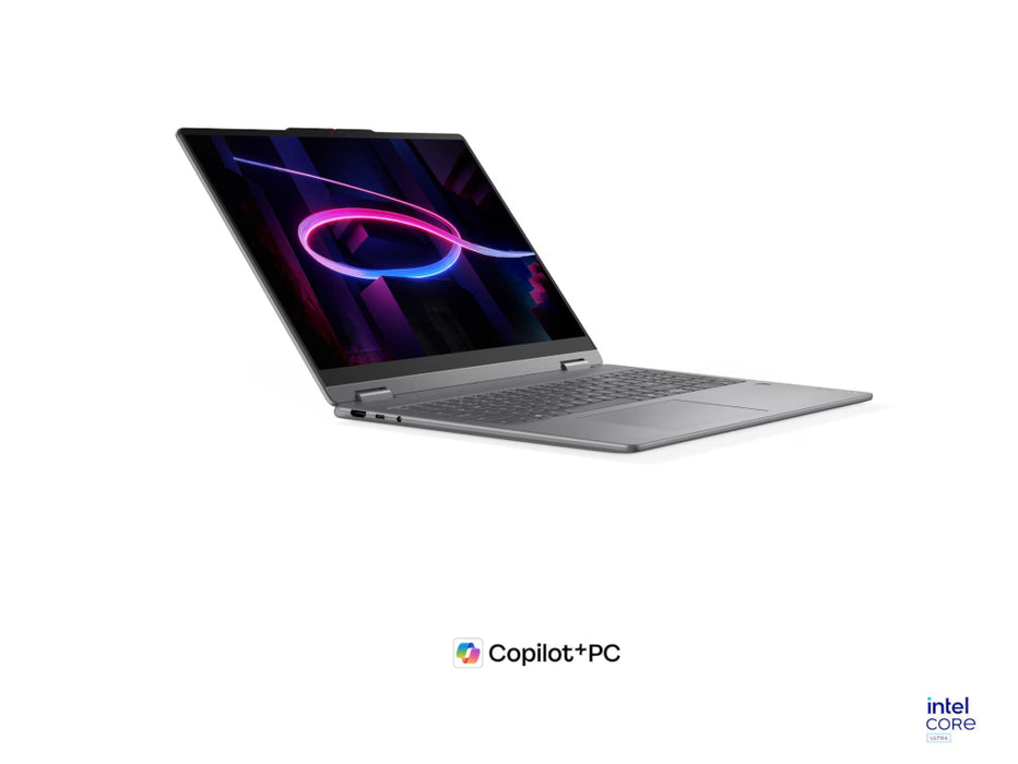 Lenovo Yoga 7i 2-in-1 Laptop, Intel Ultra 7-355 AI, 24GB, 512GB SSD, 16 Inch WUXGA Touch, Windows 11 Pro, Luna Grey | 83TE001PUS