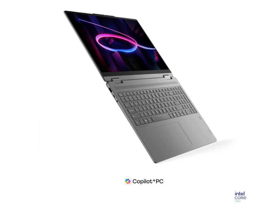 Lenovo Yoga 7i 2-in-1 Laptop, Intel Ultra 7-355 AI, 24GB, 512GB SSD, 16 Inch WUXGA Touch, Windows 11 Pro, Luna Grey | 83TE001PUS