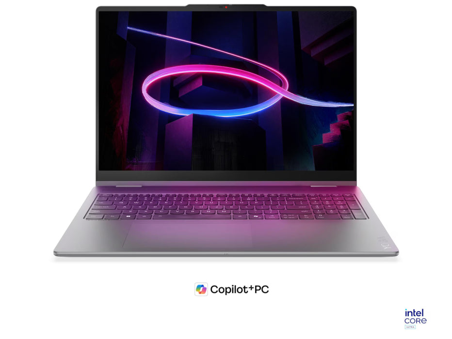 Lenovo Yoga 7i 2-in-1 Laptop, Intel Ultra 7-355 AI, 24GB, 512GB SSD, 16 Inch WUXGA Touch, Windows 11 Pro, Luna Grey | 83TE001PUS