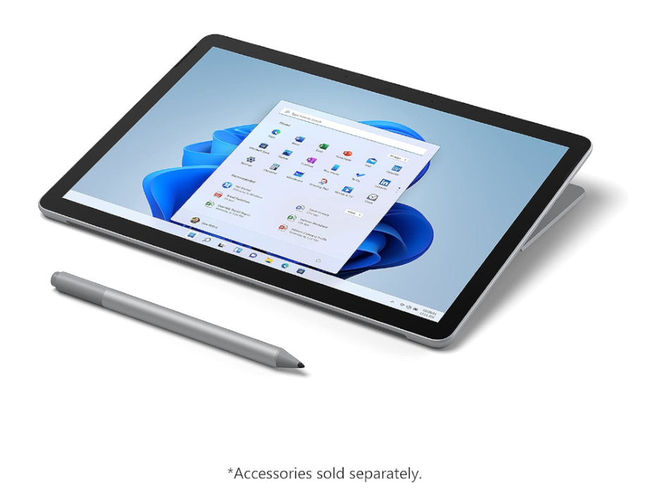 Microsoft Surface Go 3 LTE Tablet, Intel Dual Core i3, 8GB, 128GB, 10.5 Inch FHD, LTE, Windows 11, Platinum Color | 8VH-00001