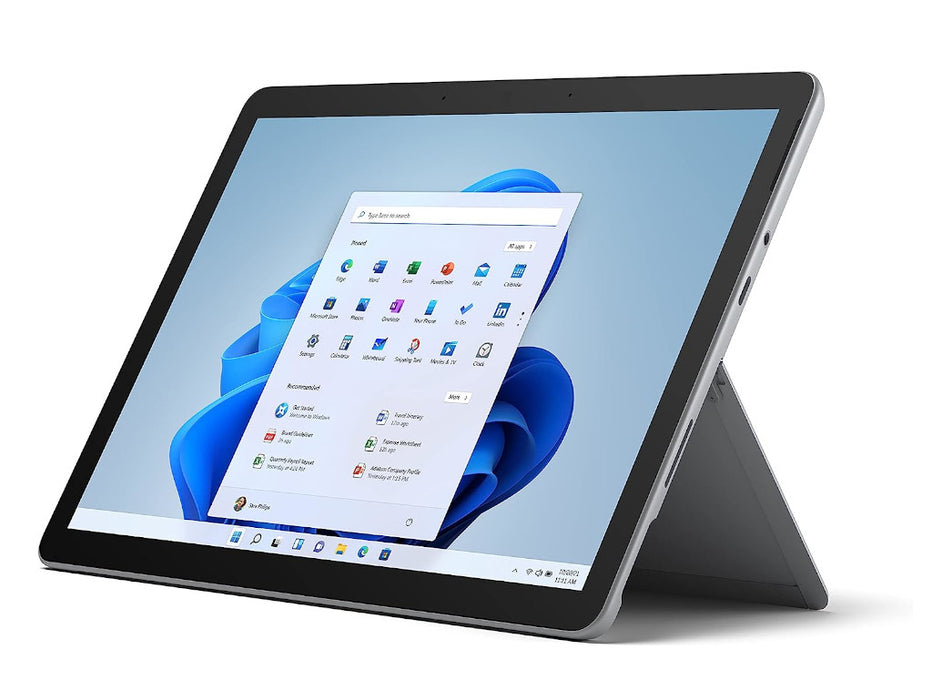 Microsoft Surface Go 3 LTE Tablet, Intel Dual Core i3, 8GB, 128GB, 10.5 Inch FHD, LTE, Windows 11, Platinum Color | 8VH-00001