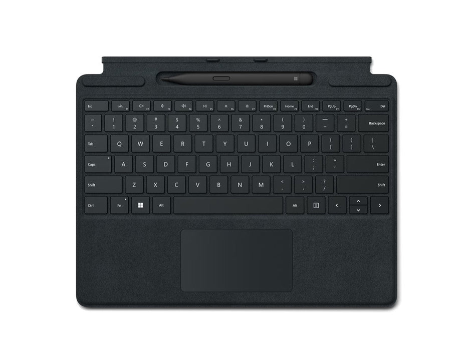Microsoft Surface Pro Signature Keyboard for Pro 8, Pro 9, Pro x, with Slim Pen 2, English - Arabic Black | 8X6-00014