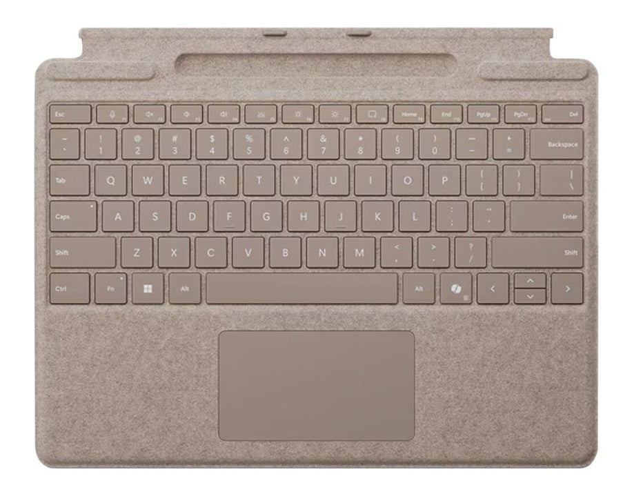 Microsoft Surface Pro Keyboard 11th edition for Pro 11, Pro 10, Pro 9, and Pro 8 With Pen Storage, Dune Color | 8XA-00145