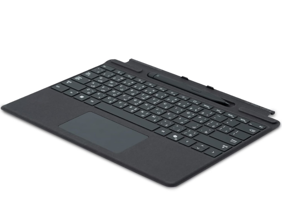 Microsoft Surface Pro Flex Keyboard 11th edition with Slim Pen 2 bundle, for Pro 11, Pro 10, Pro 9, and Pro 8, English/Arabic Black | 8YU-00017